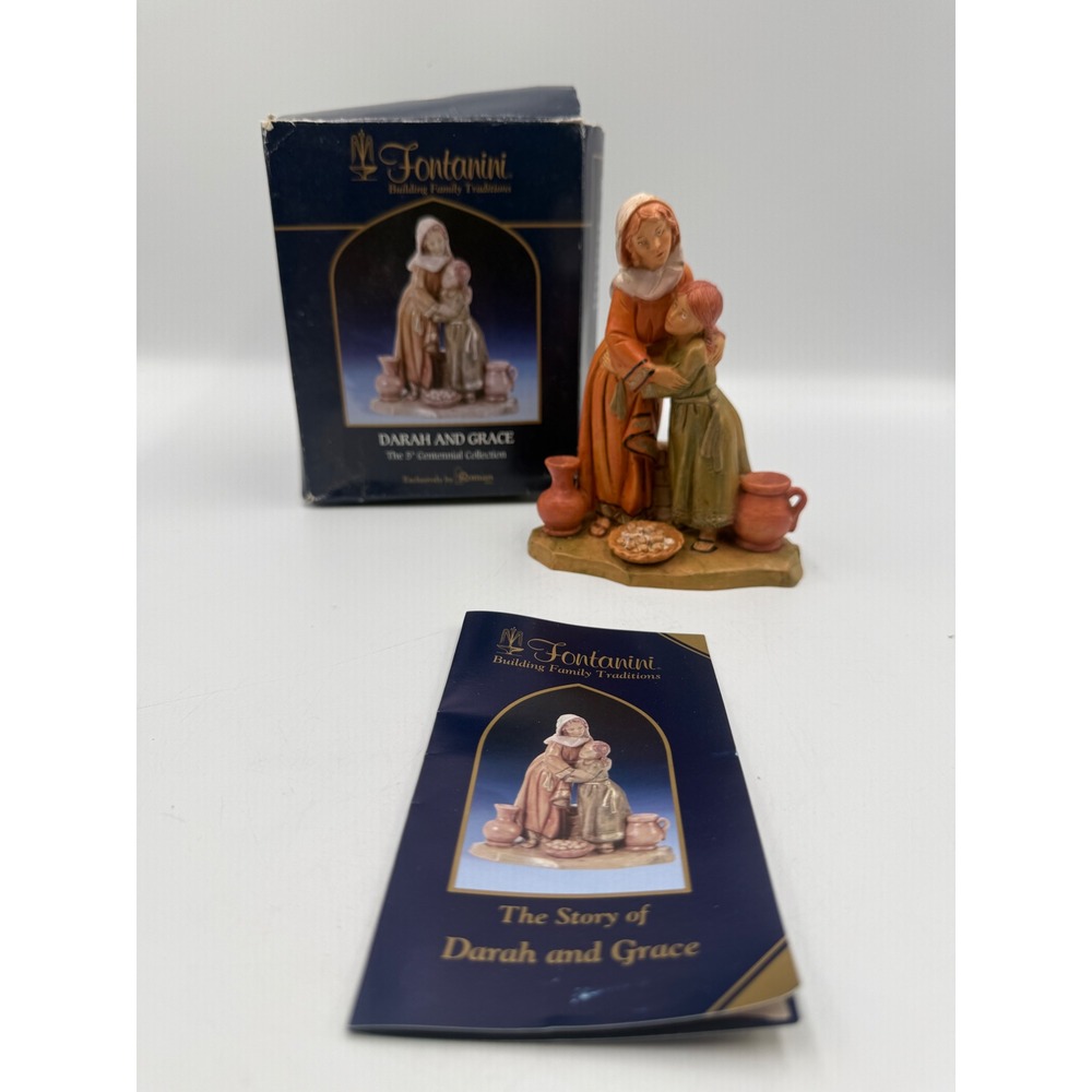 Fontanini Darah and Grace 5" Centennial Collection Figurine 54029 Italy with Box